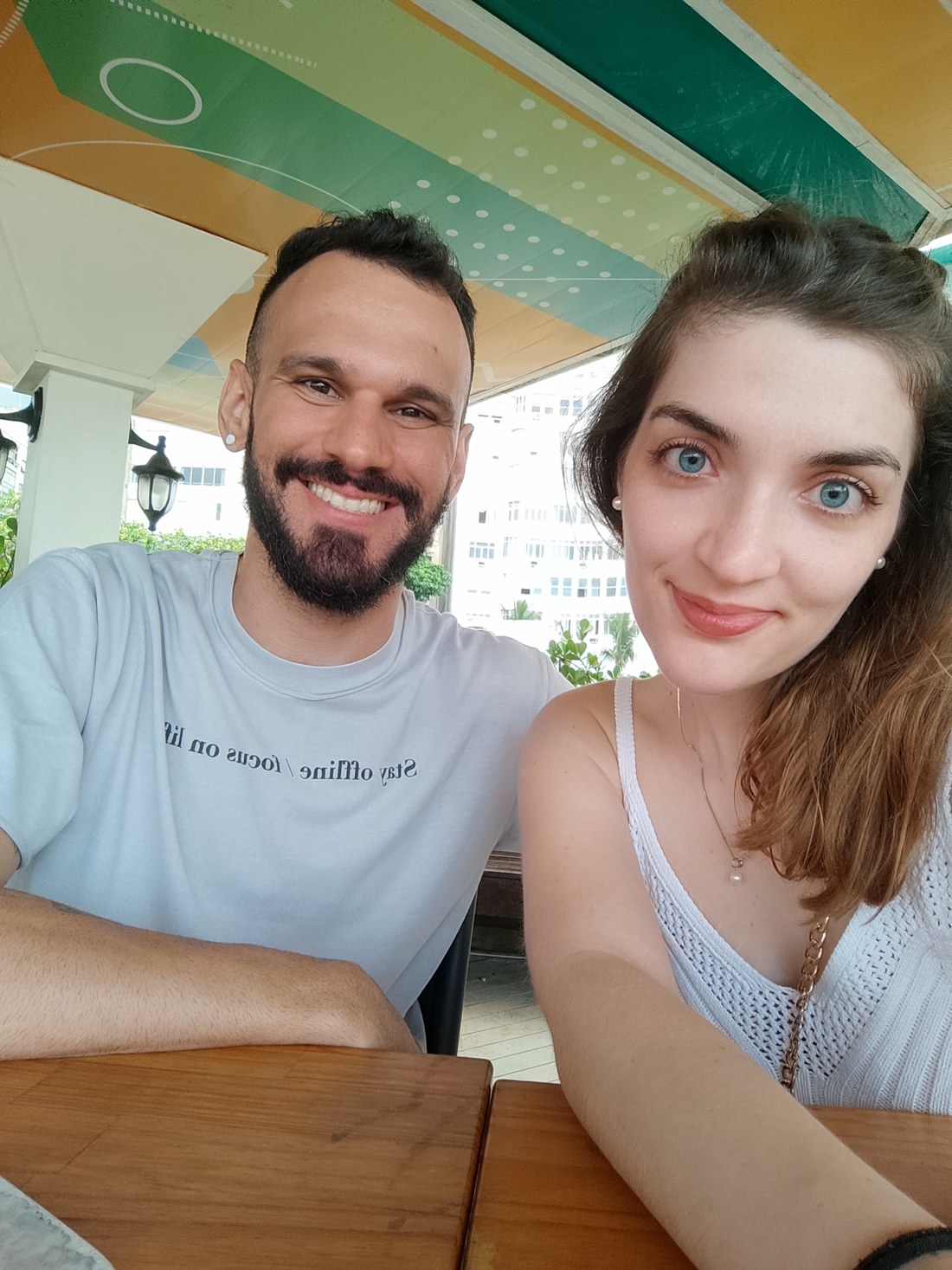Mariapia e Wendell insieme